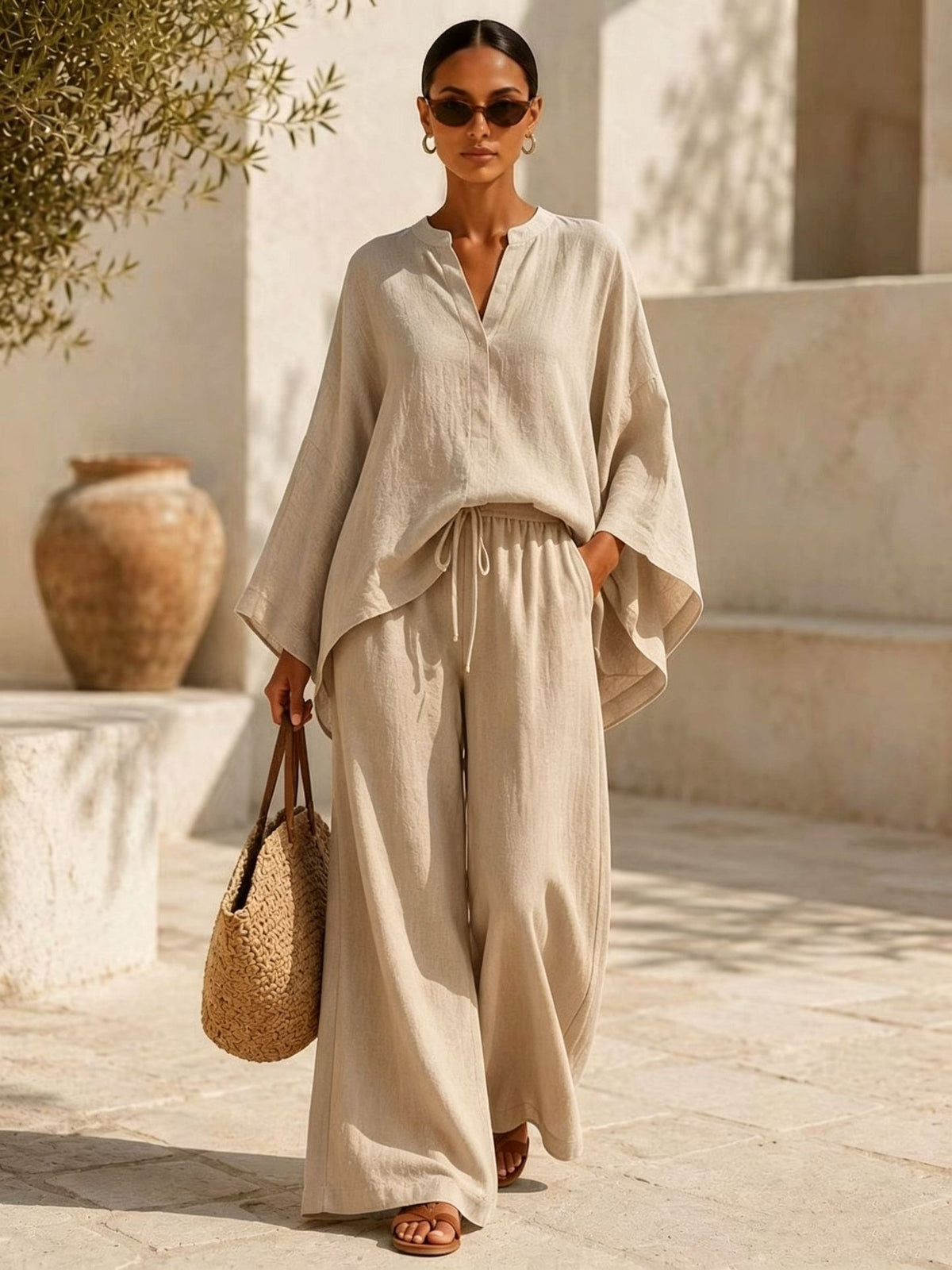 Coastal Ease Relaxed Two-Piece Set